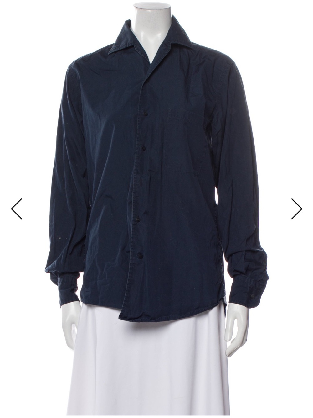 Loro Piana Navy Lightweight Button-Front Shirt Jacket